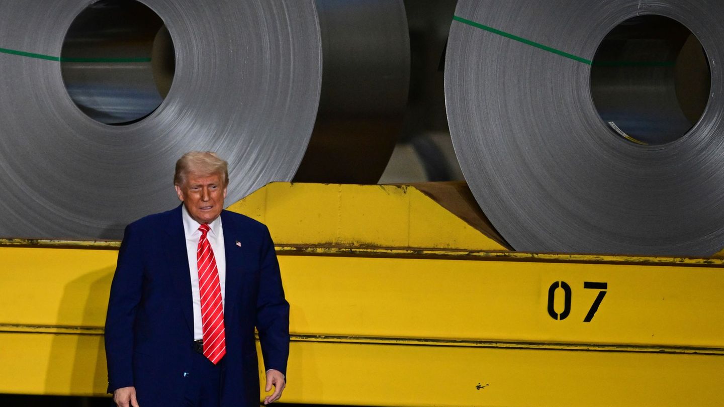 Handelskonflikt: Trump kündigt Verdoppelung der Stahlzölle auf 50 Prozent an