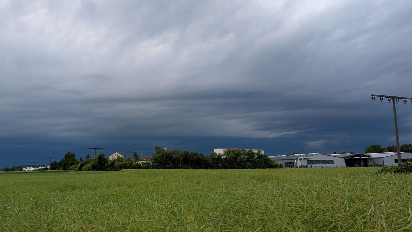 Wetter: Unwetter im Südosten Baden-Württembergs