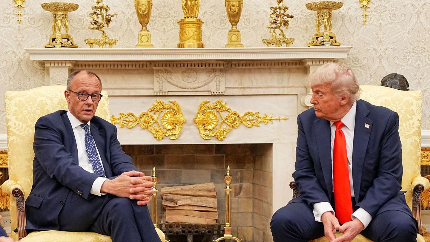 Antrittsbesuch: Merz: Ging bei Gesprächen mit Trump nicht um AfD
