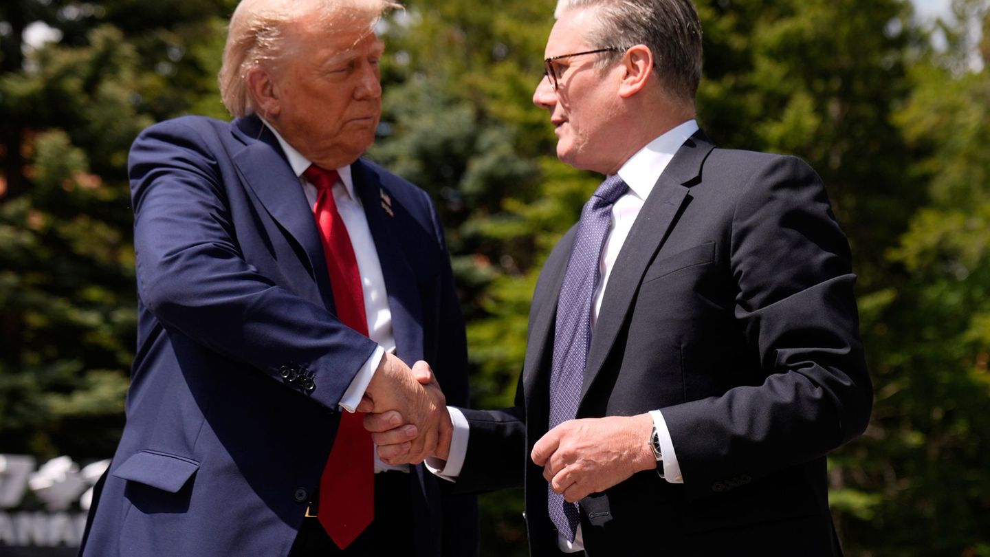 Treffen in Kanada: USA und Großbritannien bringen Handelspakt voran